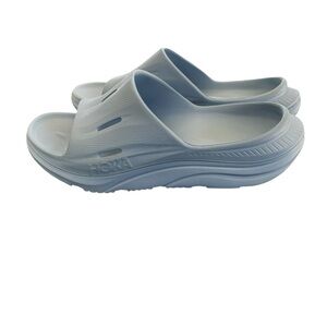 HOKA Ora Recovery Uni~Sex Slide 3 Sandals Med Blue Women’s Sz 11 Mens Sz 9